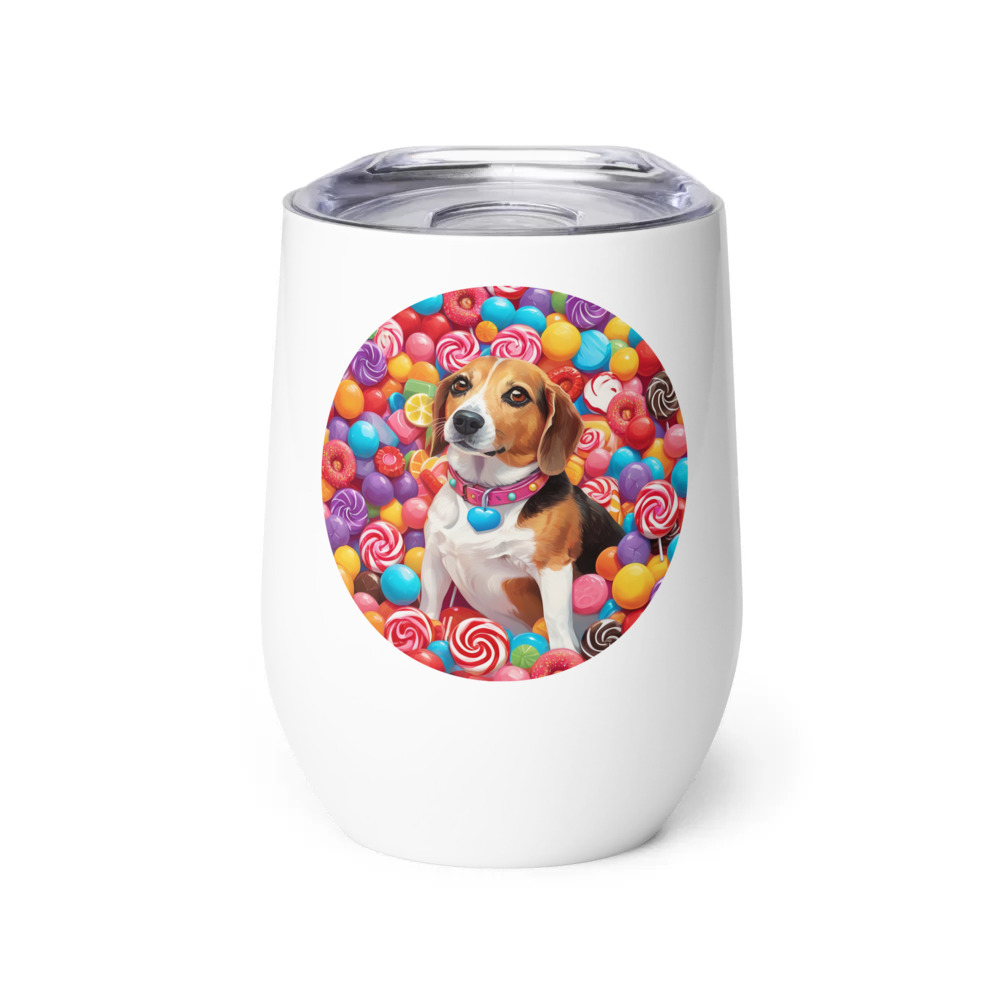 PugMug Custom Munchkin Wine Tumbler