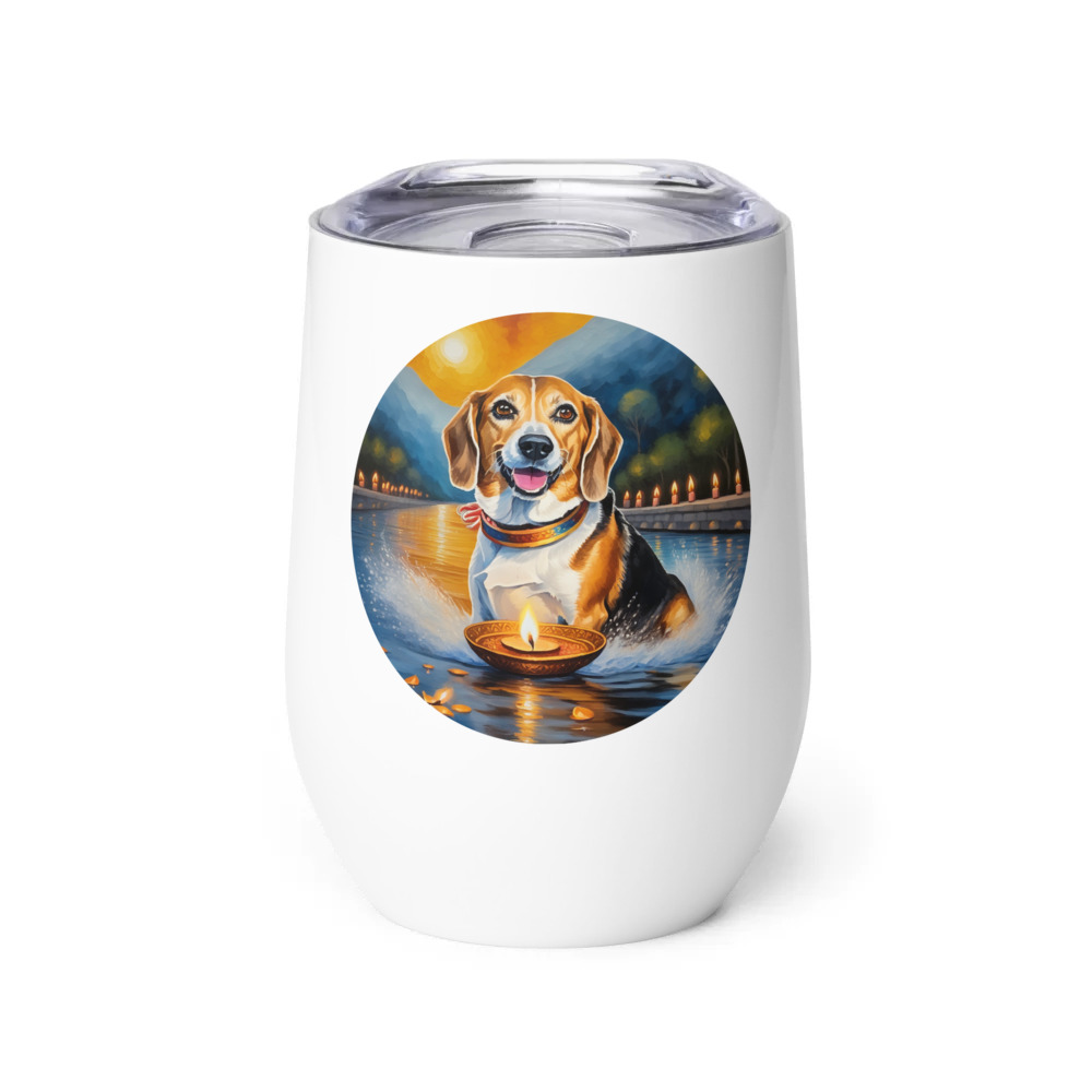 PugMug Custom Munchkin Wine Tumbler