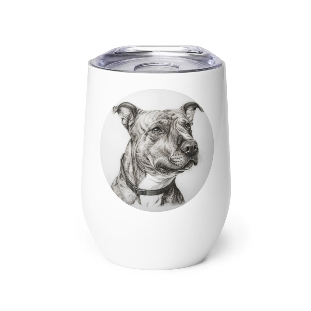 PugMug Custom Tony Hawk Wine Tumbler