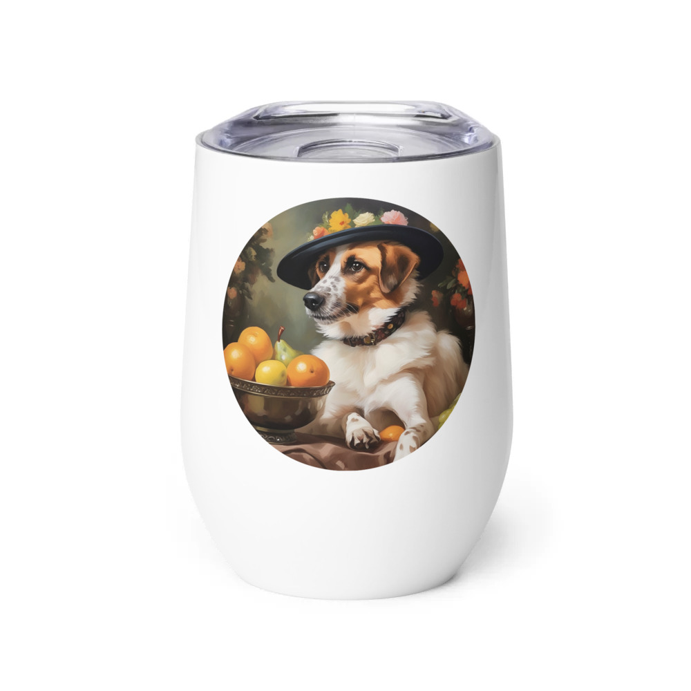 PugMug Custom Hazim Wine Tumbler