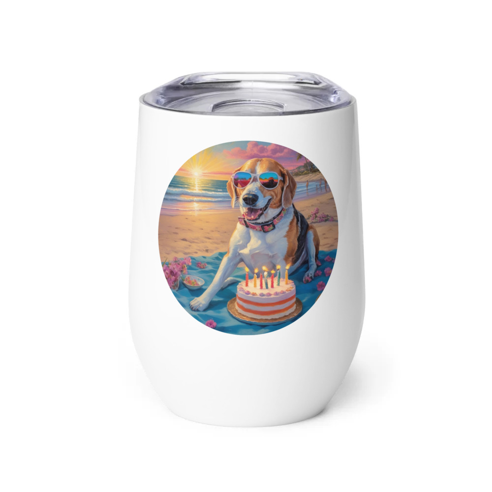 PugMug Custom Munchkin Wine Tumbler