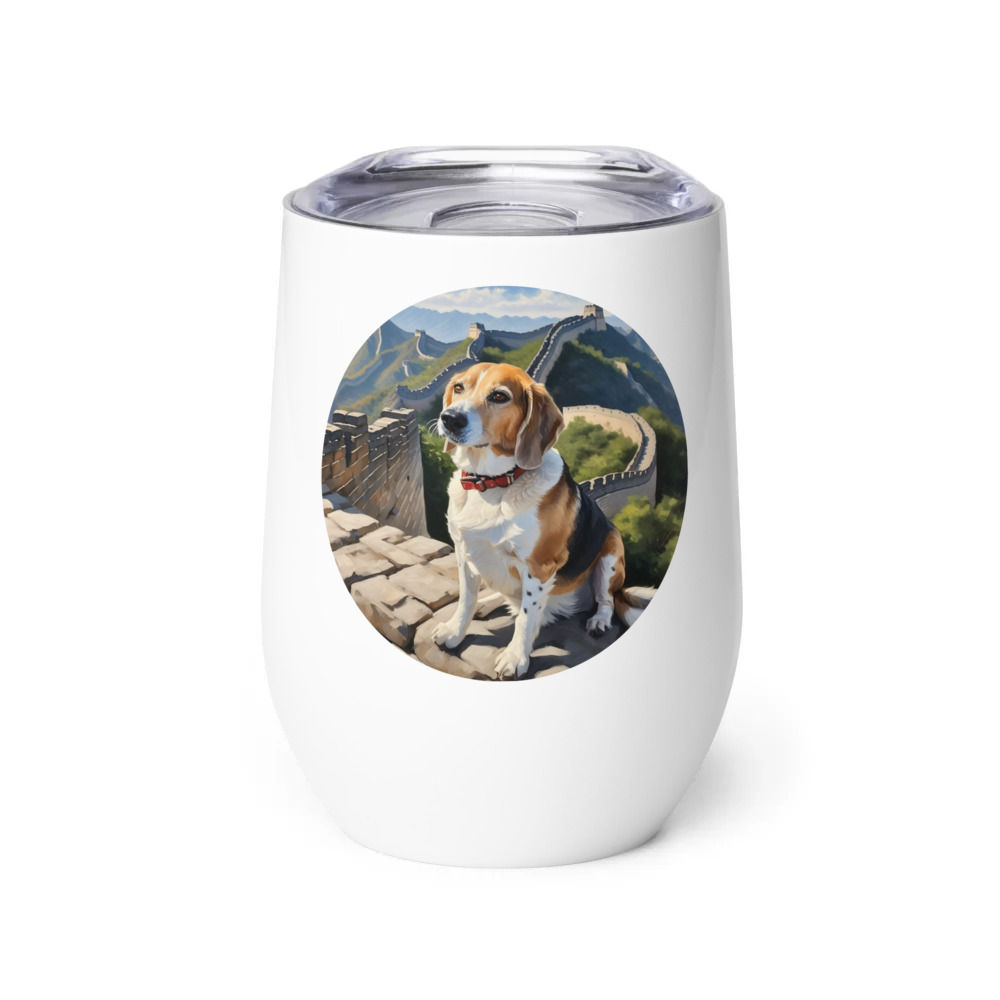 PugMug Custom Munchkin Wine Tumbler