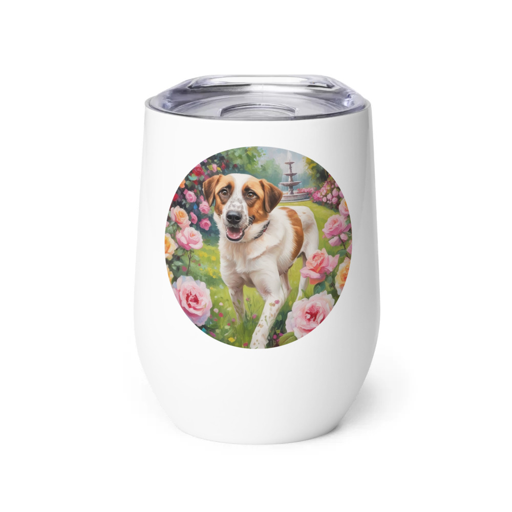 PugMug Custom Hazim Wine Tumbler