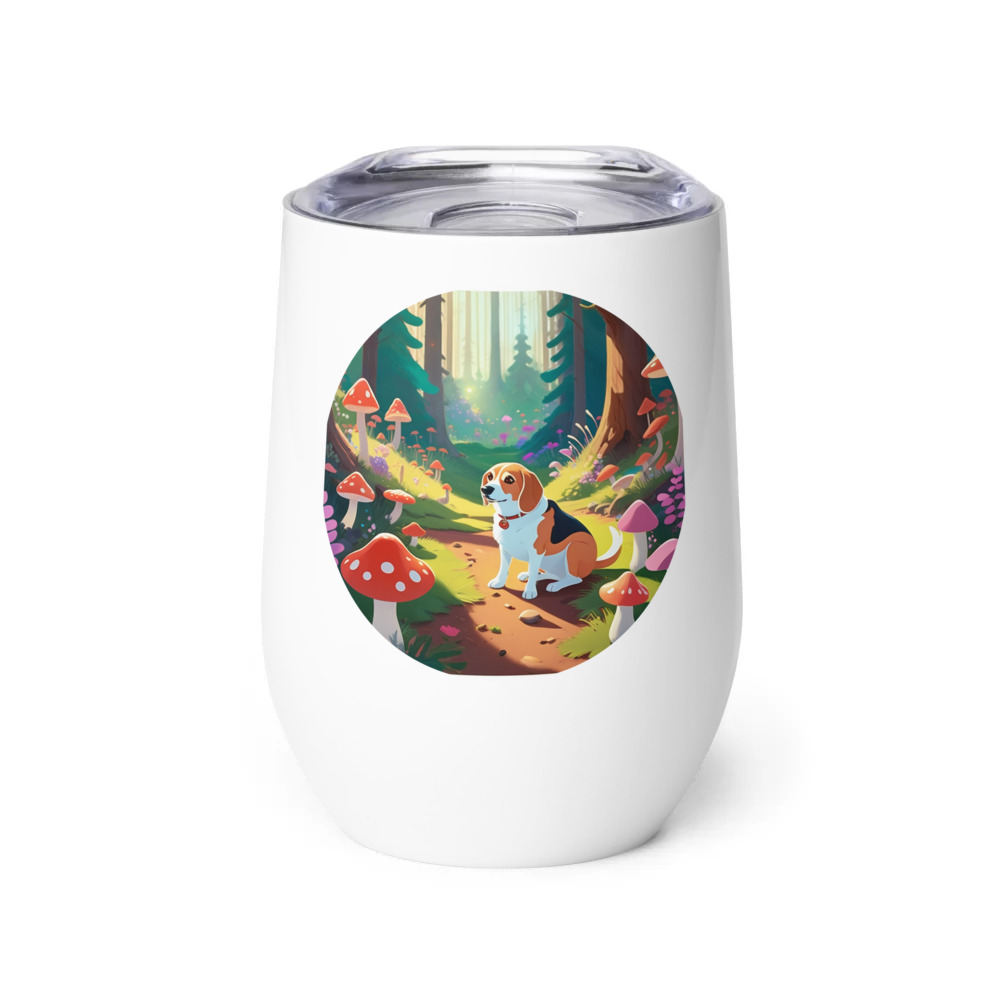 PugMug Custom Munchkin Wine Tumbler