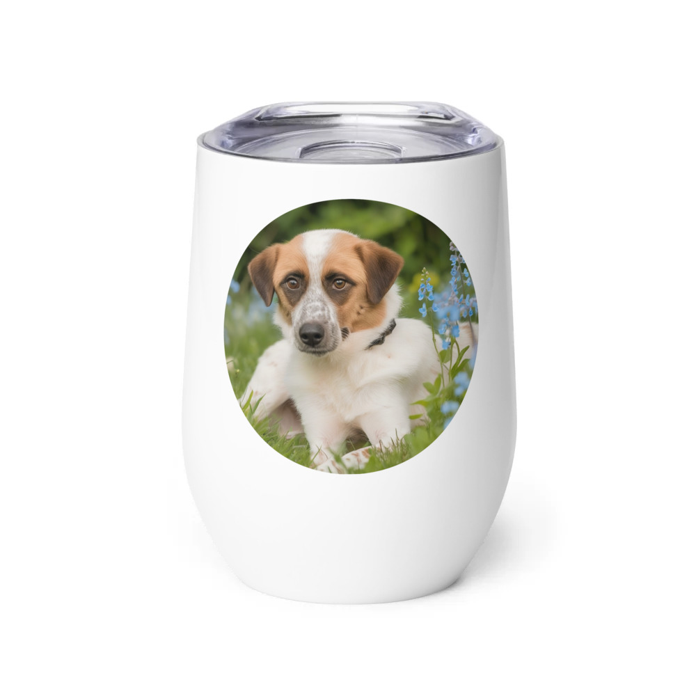 PugMug Custom Hazim Wine Tumbler