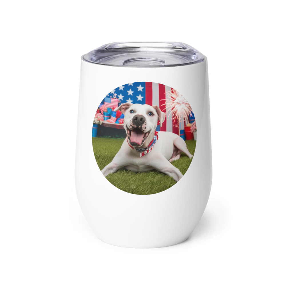 PugMug Custom Melody Wine Tumbler