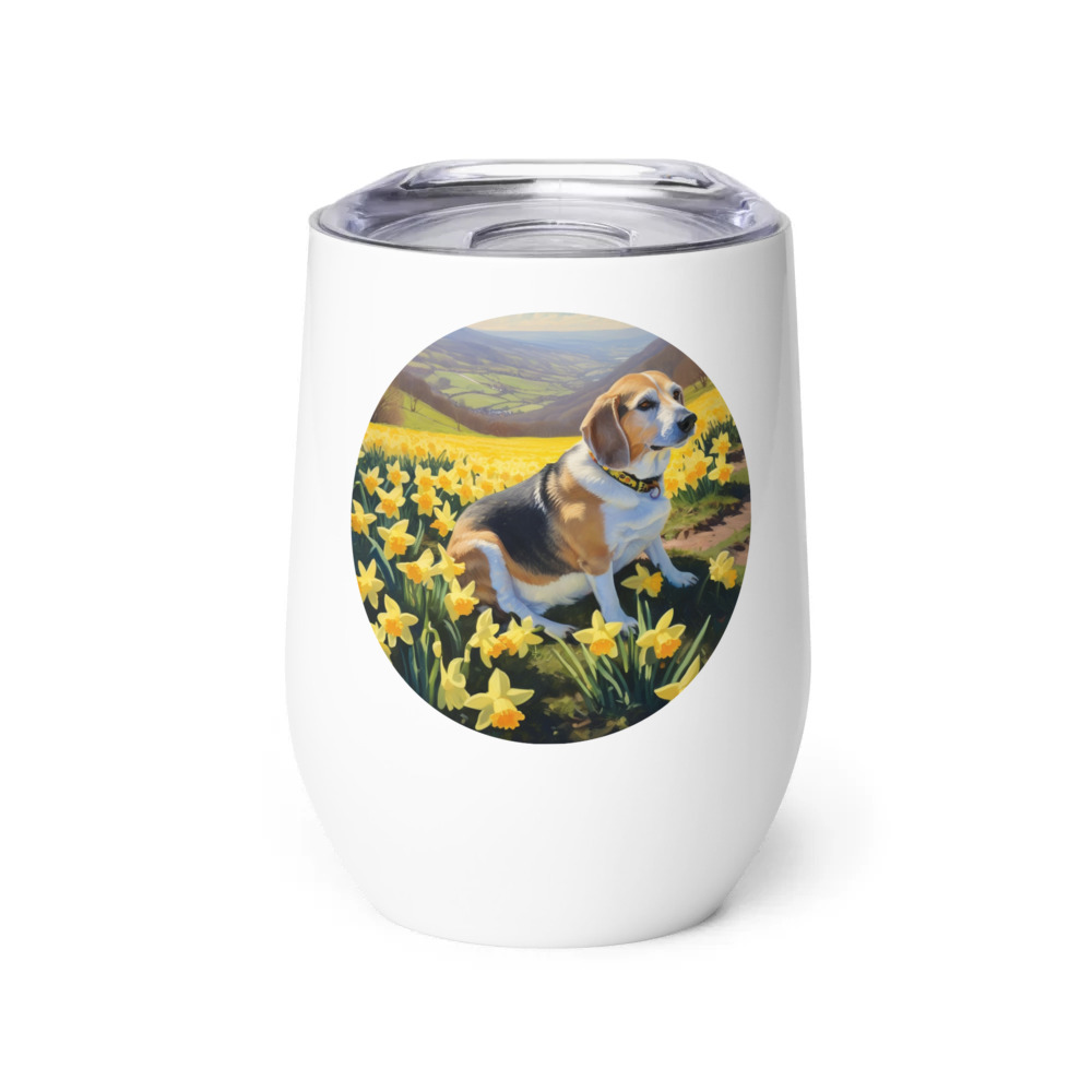 PugMug Custom Munchkin Wine Tumbler