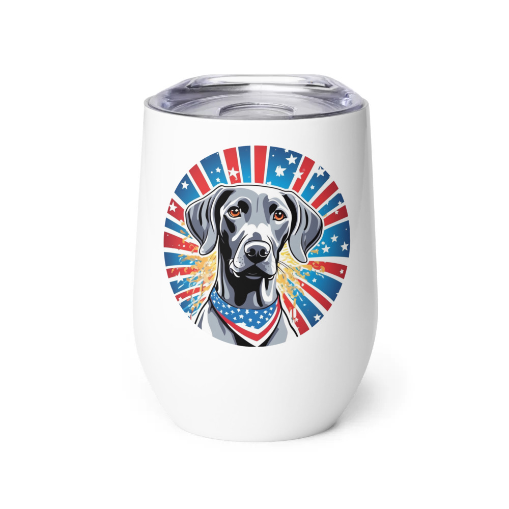 PugMug Custom Pet Wine Tumbler