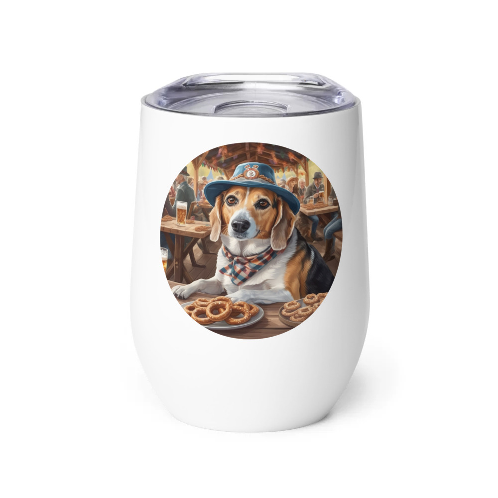 PugMug Custom Munchkin Wine Tumbler