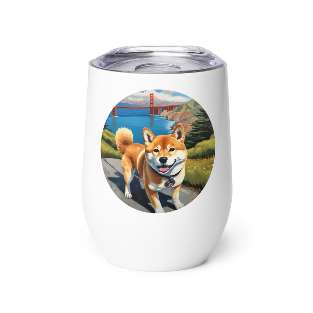 PugMug Custom Pet Wine Tumbler