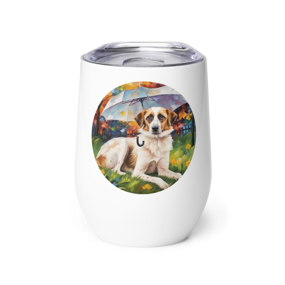 PugMug Custom Hazim Wine Tumbler