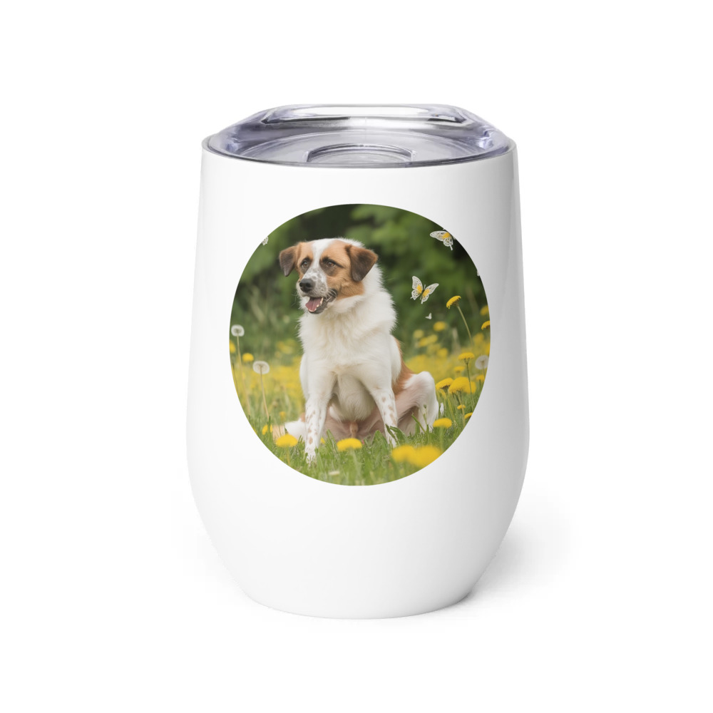 PugMug Custom Hazim Wine Tumbler