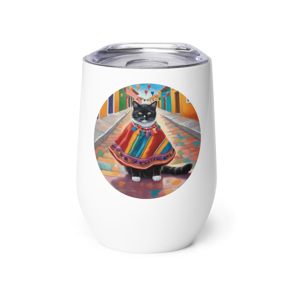 PugMug Custom Peerie Wine Tumbler
