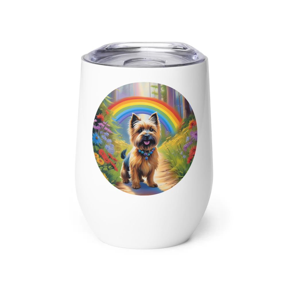 PugMug Custom Cairn Terrier Wine Tumbler