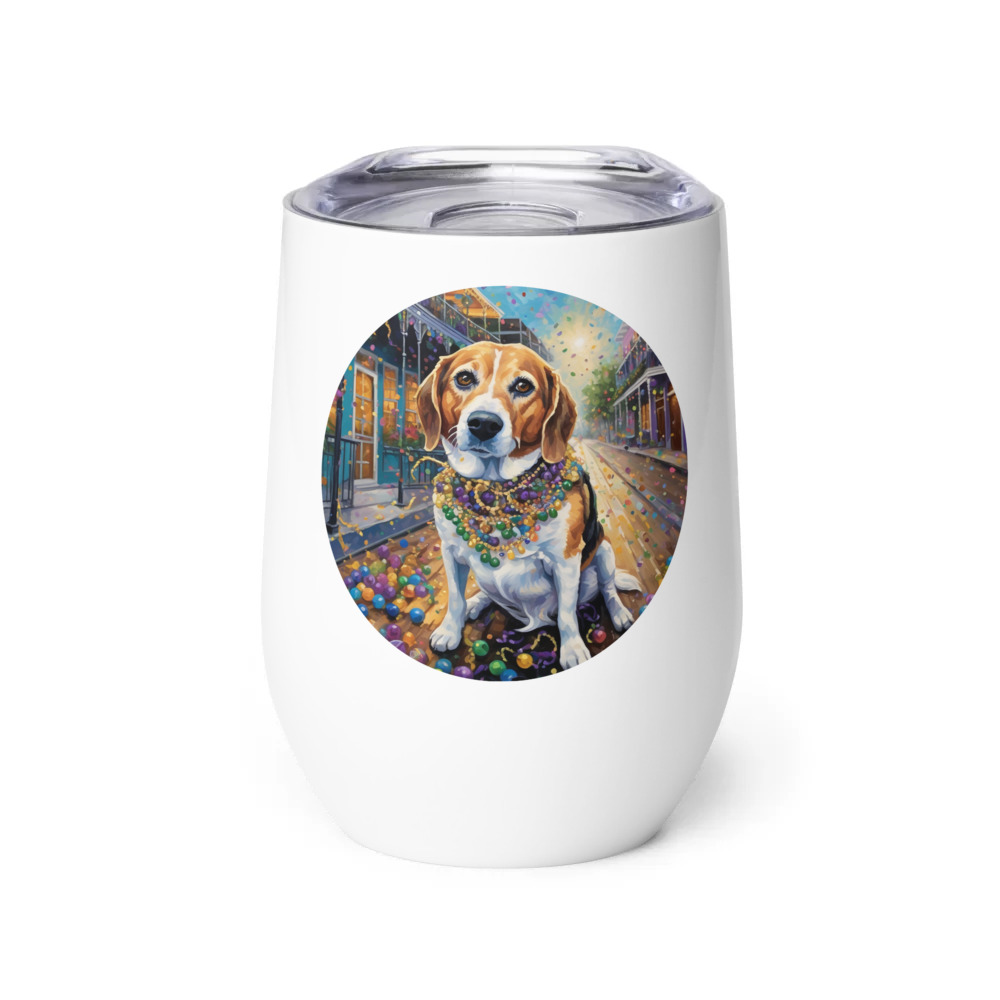 PugMug Custom Munchkin Wine Tumbler