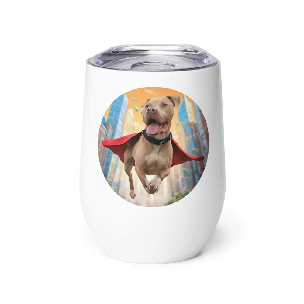 PugMug Custom squishmallow Wine Tumbler