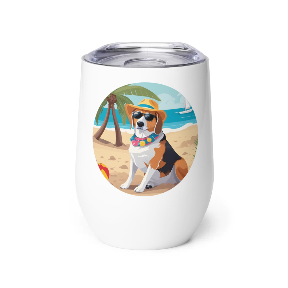 PugMug Custom Munchkin Wine Tumbler