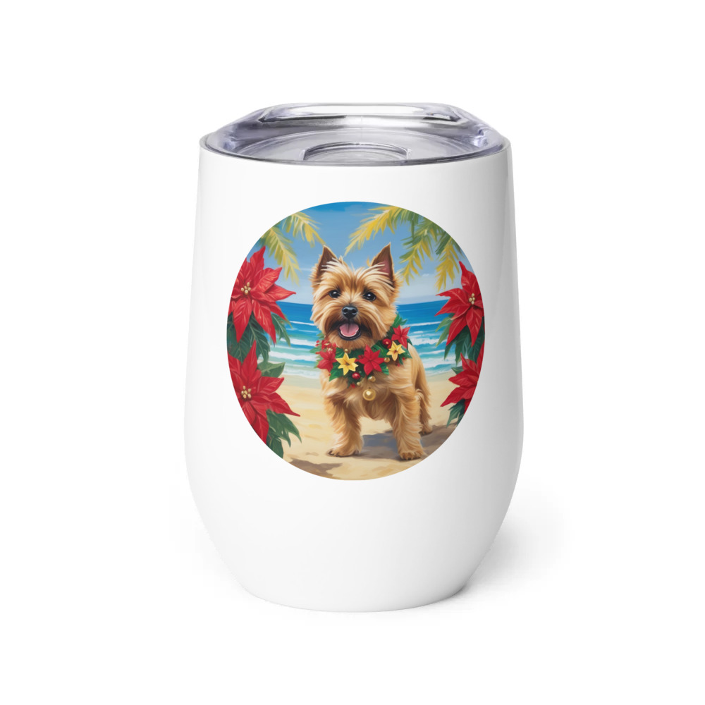 PugMug Custom Cairn Terrier Wine Tumbler