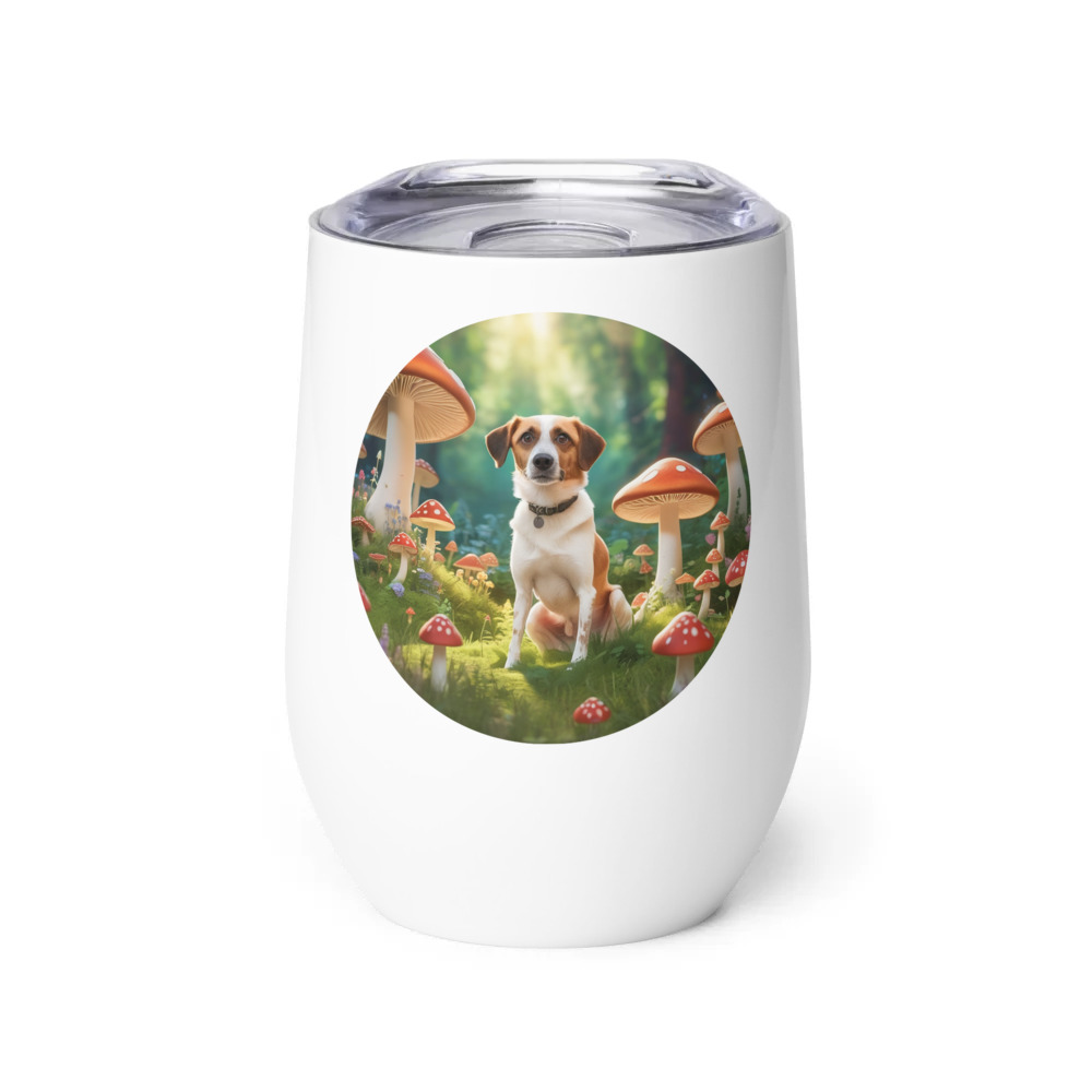 PugMug Custom Hazim Wine Tumbler