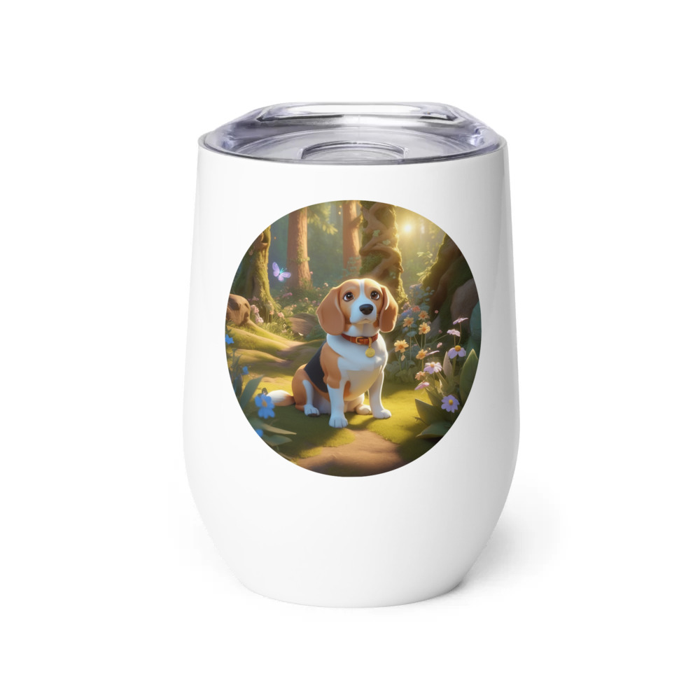 PugMug Custom Munchkin Wine Tumbler
