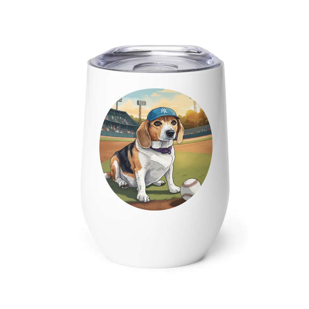 PugMug Custom Munchkin Wine Tumbler