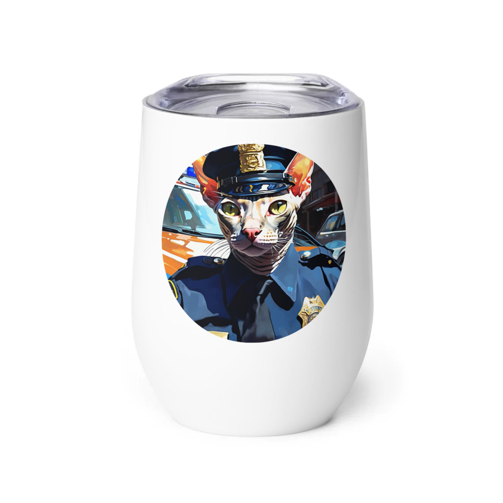 PugMug Custom Pet Wine Tumbler