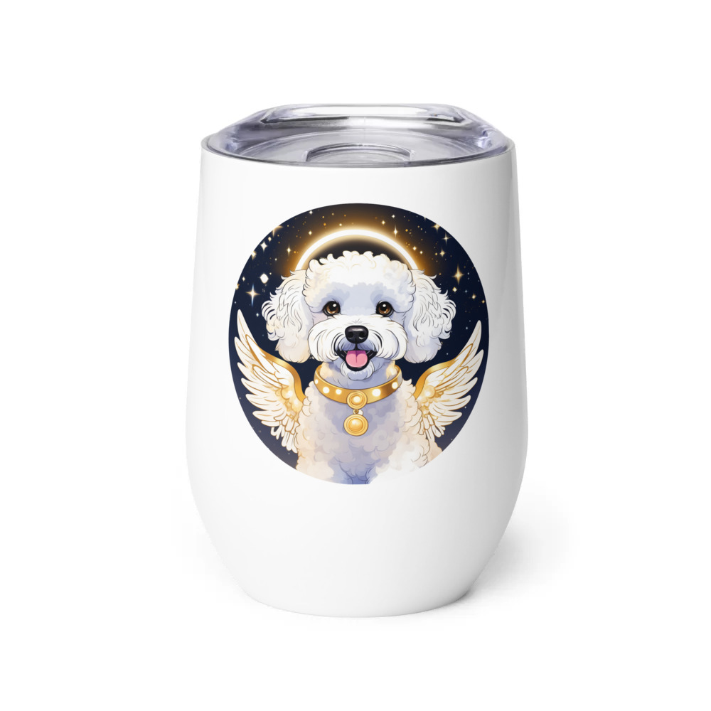 PugMug Custom Bichons Frise Wine Tumbler