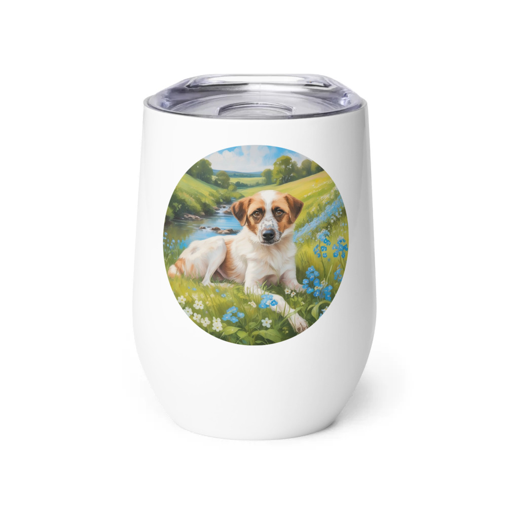 PugMug Custom Hazim Wine Tumbler