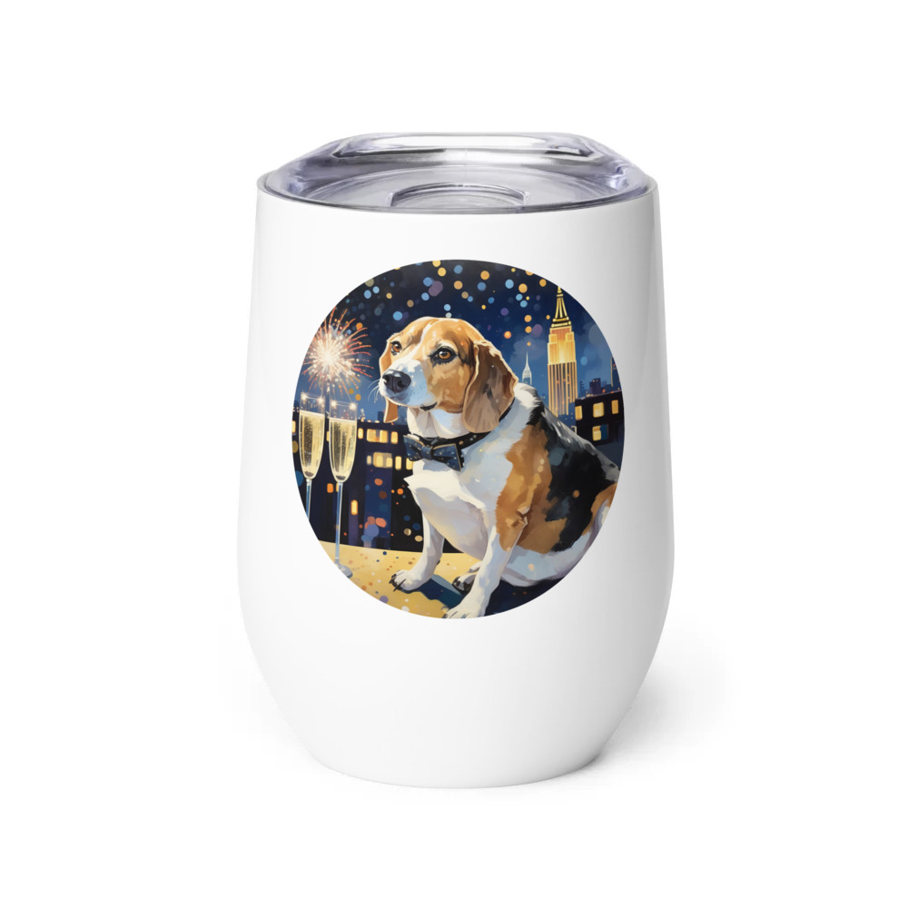 PugMug Custom Munchkin Wine Tumbler