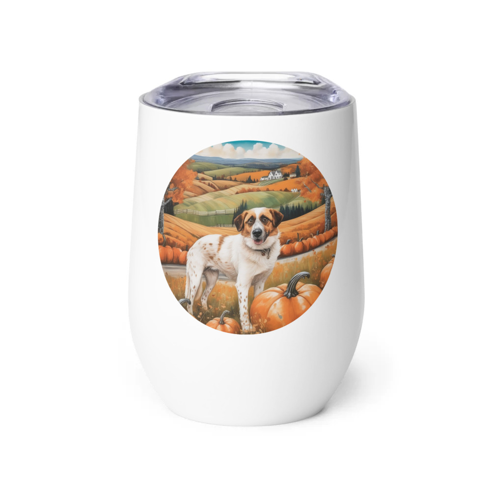 PugMug Custom Hazim Wine Tumbler