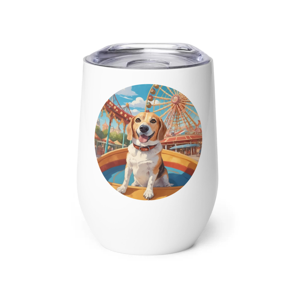 PugMug Custom Munchkin Wine Tumbler
