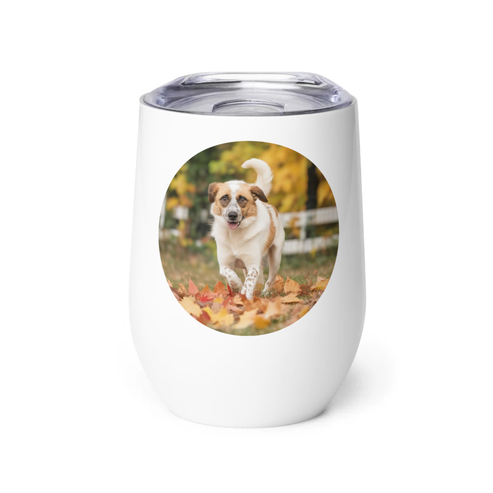 PugMug Custom Hazim Wine Tumbler