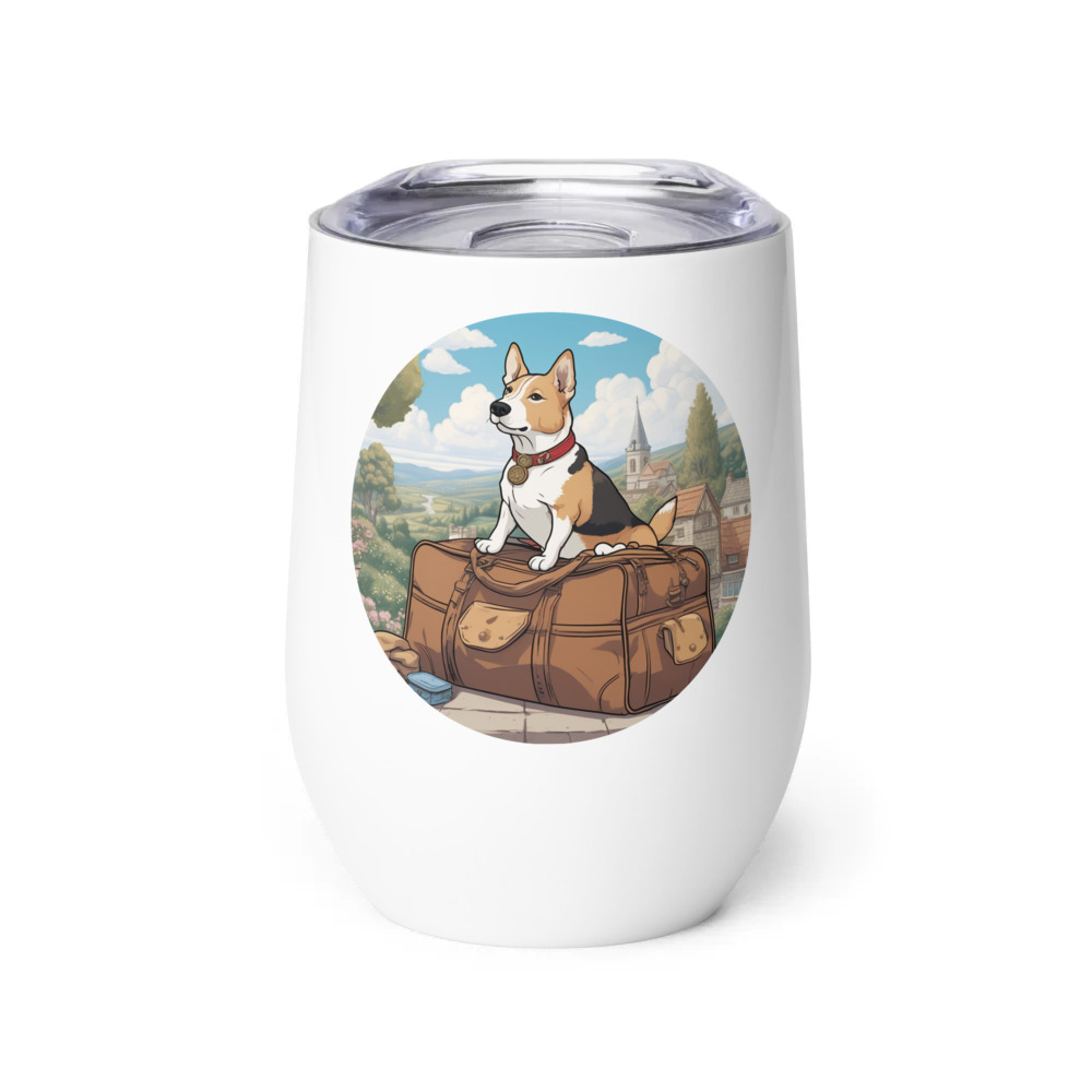 PugMug Custom Munchkin Wine Tumbler