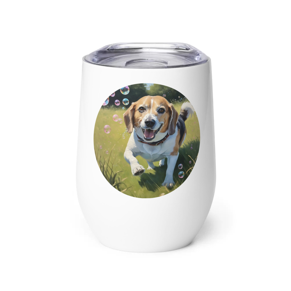 PugMug Custom Munchkin Wine Tumbler