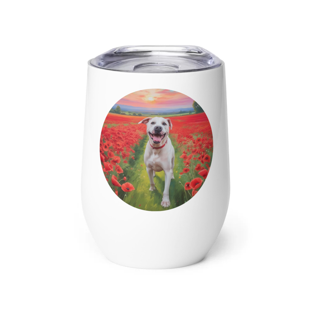 PugMug Custom Melody Wine Tumbler