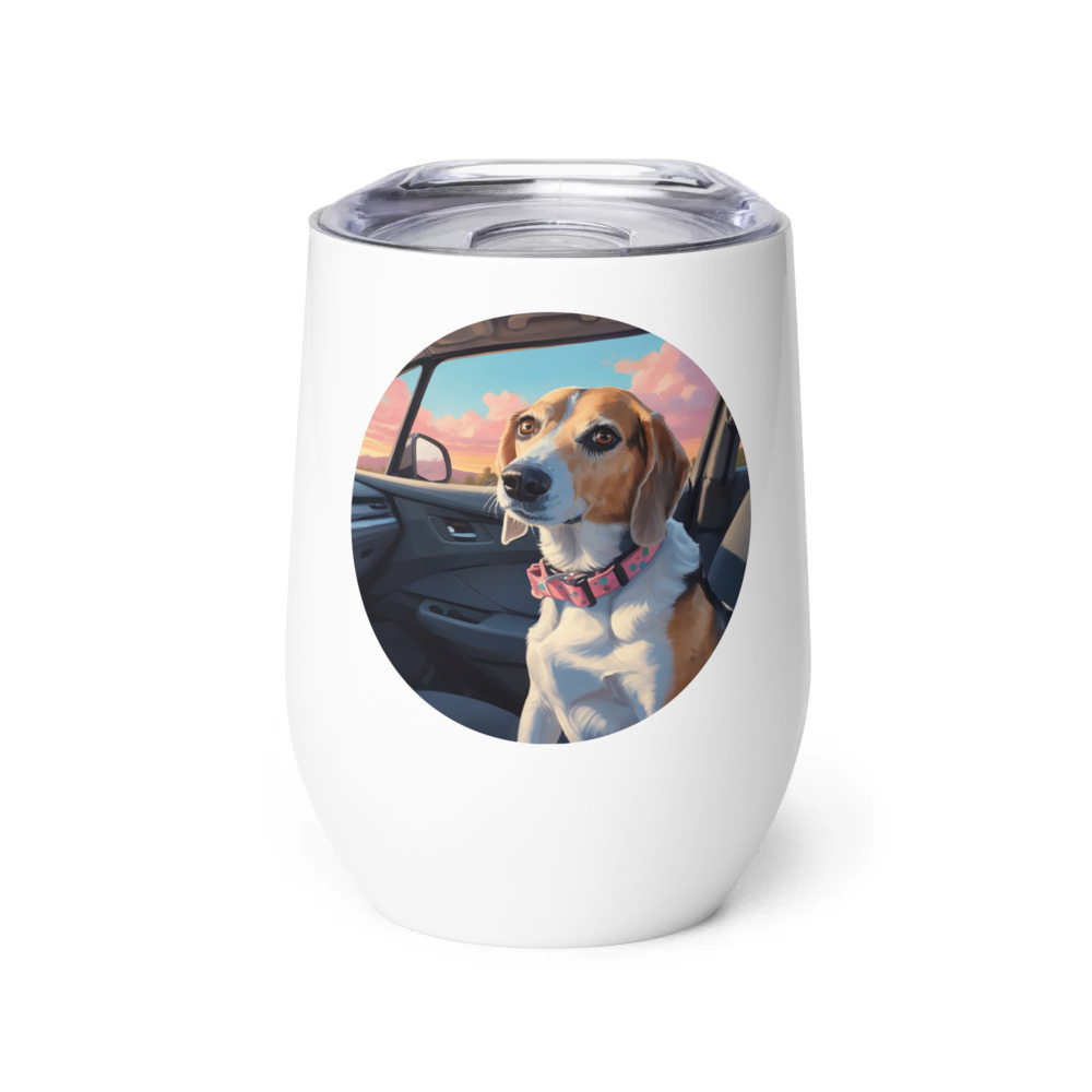PugMug Custom Munchkin Wine Tumbler