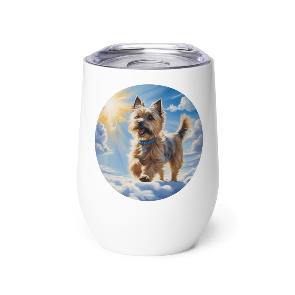 PugMug Custom Cairn Terrier Wine Tumbler