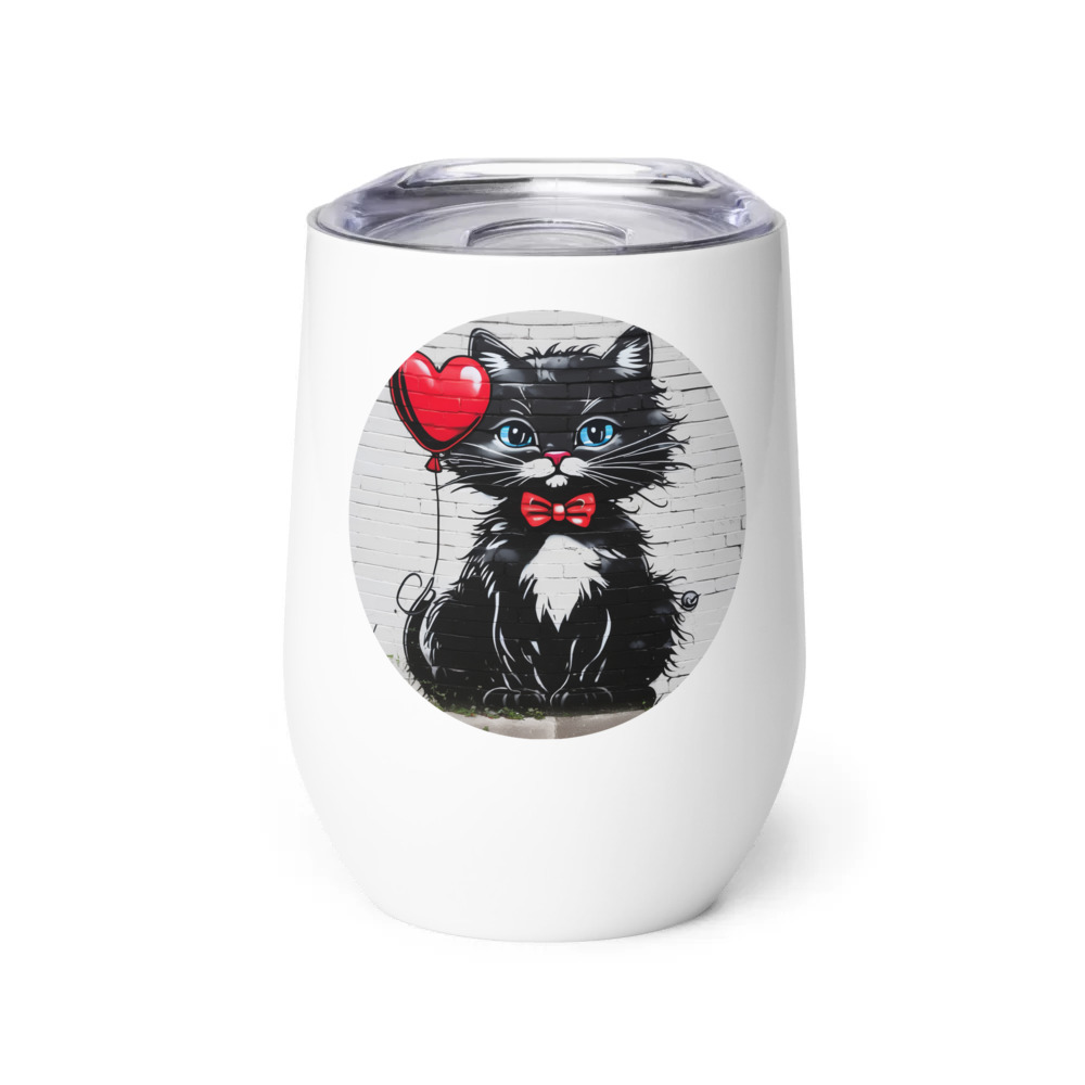 PugMug Custom Pet Wine Tumbler
