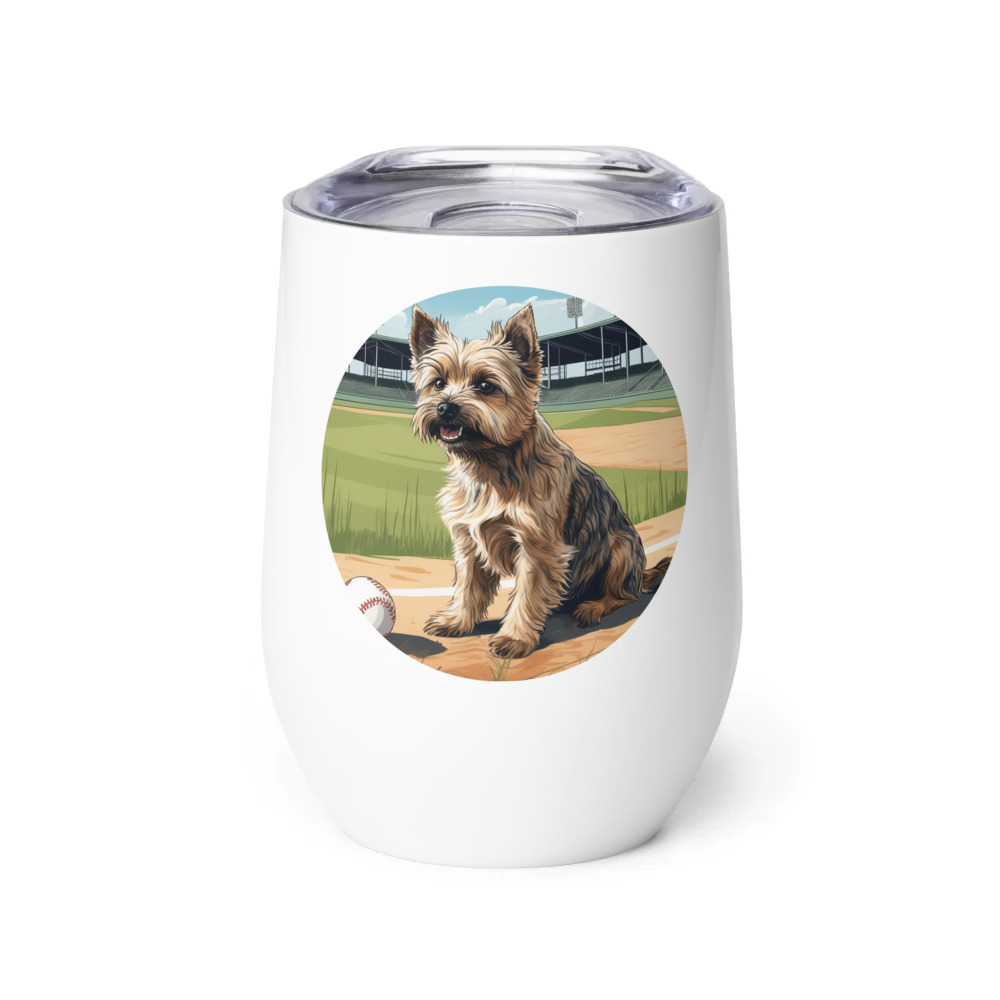 PugMug Custom Cairn Terrier Wine Tumbler