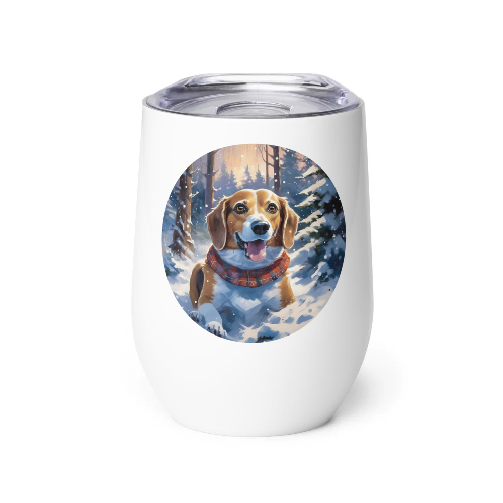 PugMug Custom Munchkin Wine Tumbler