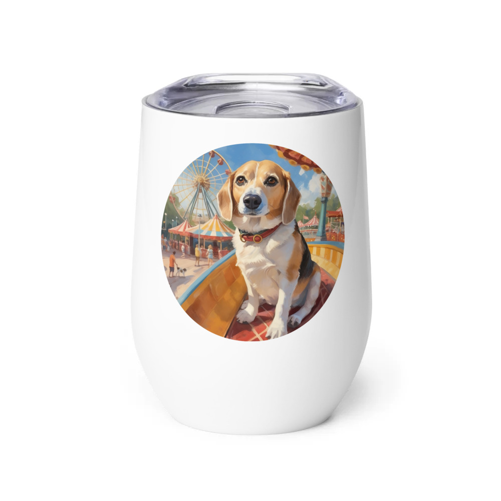 PugMug Custom Munchkin Wine Tumbler