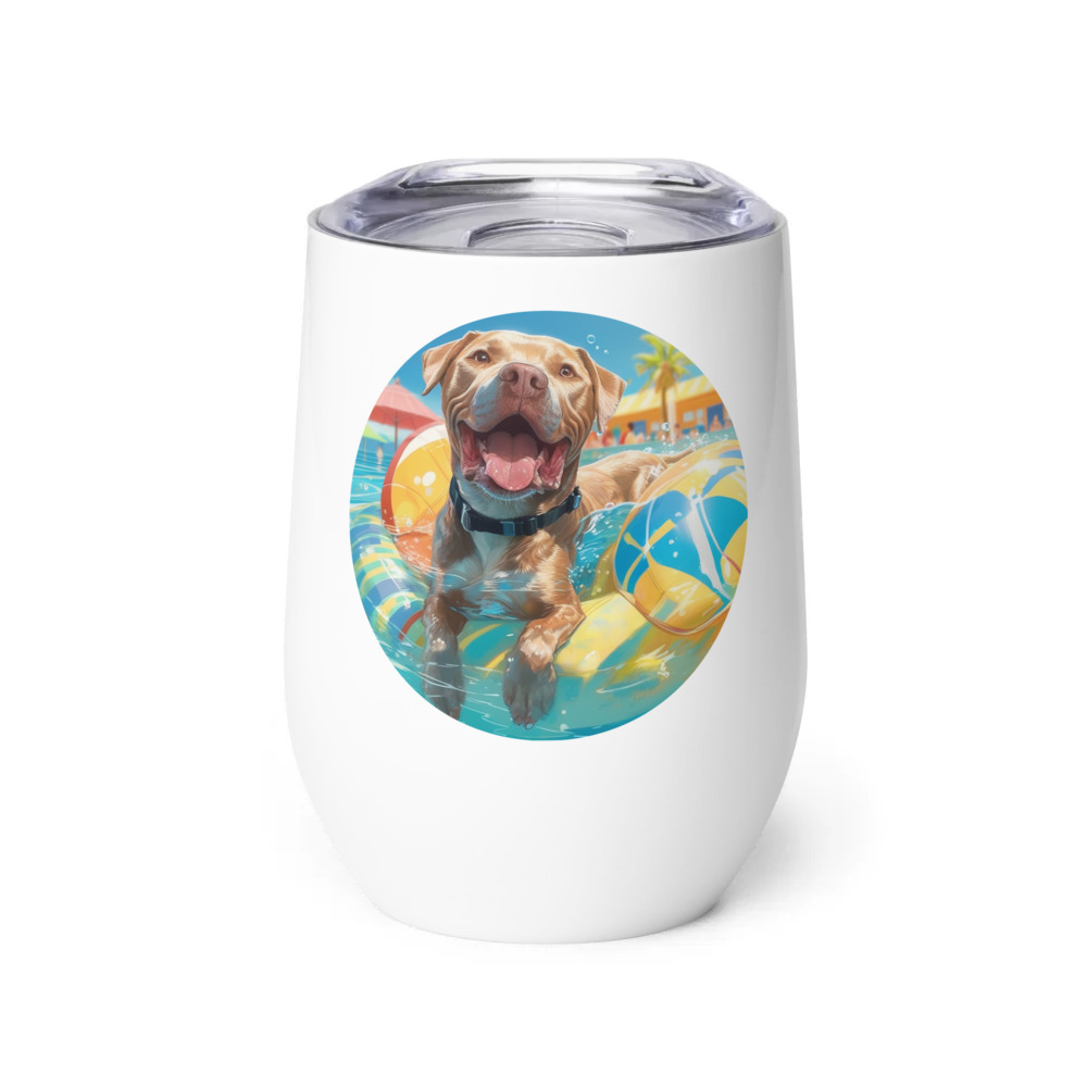 PugMug Custom squishmallow Wine Tumbler