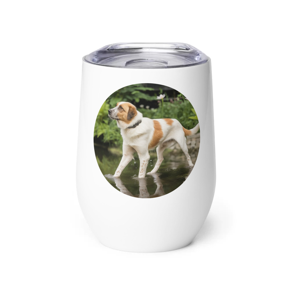 PugMug Custom Hazim Wine Tumbler