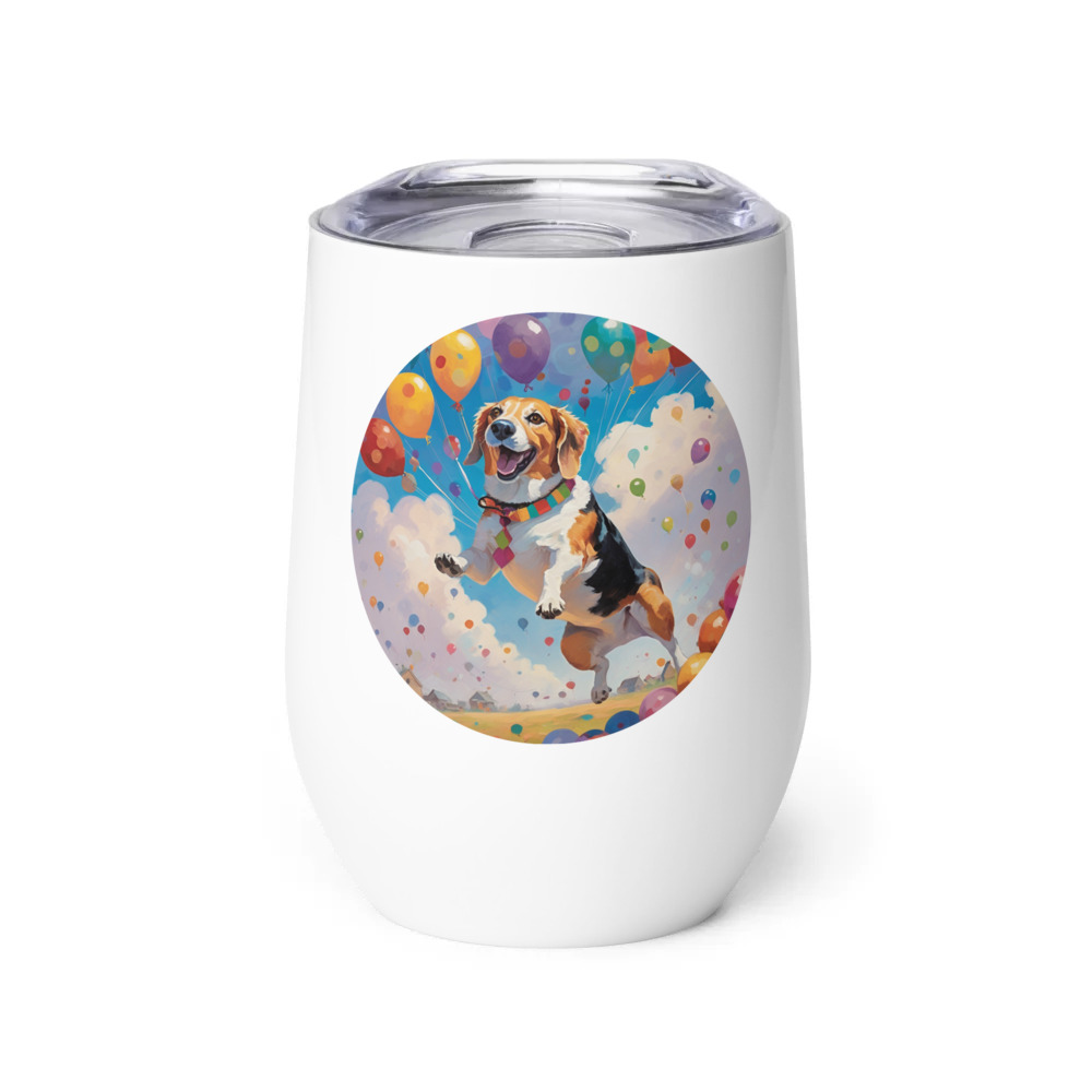 PugMug Custom Munchkin Wine Tumbler