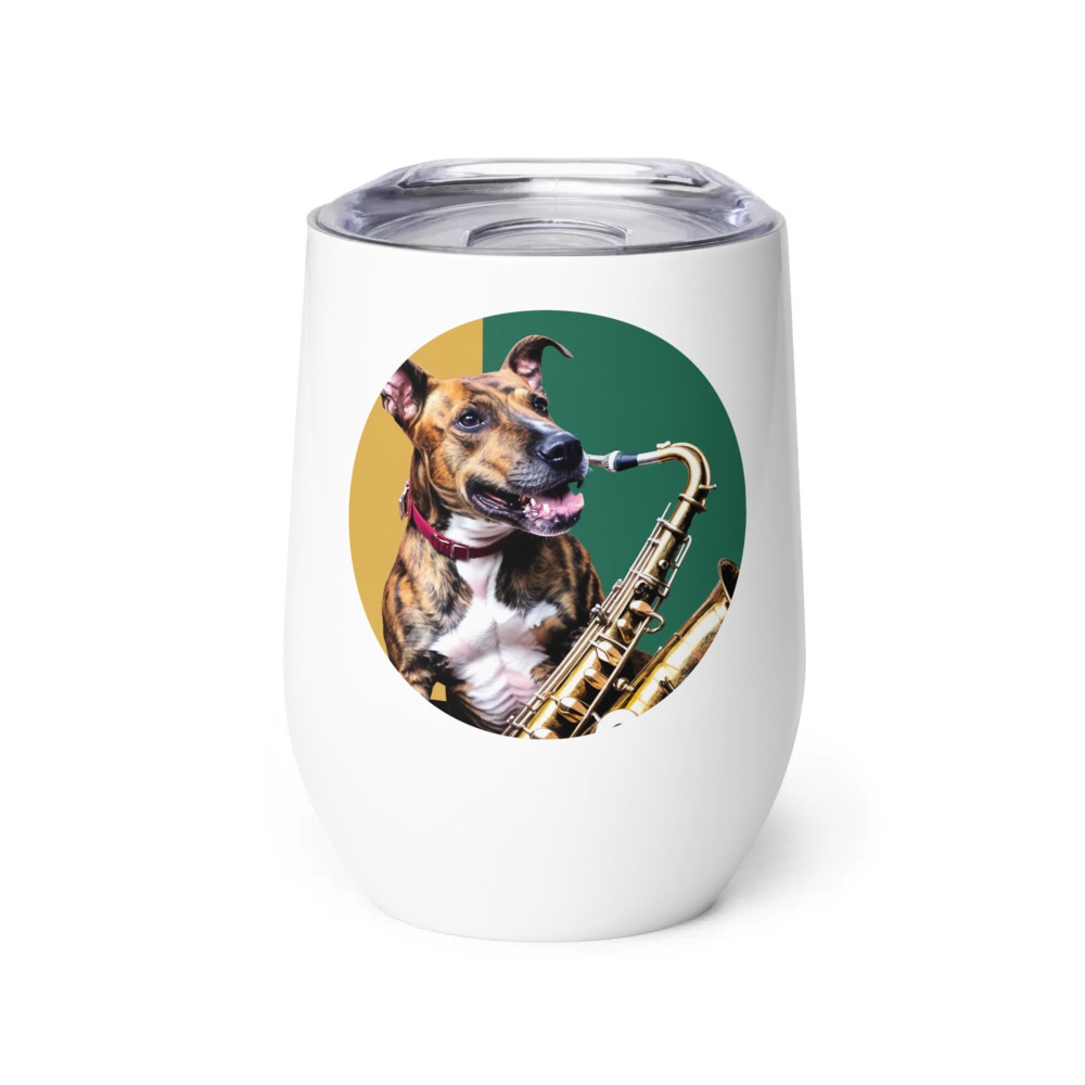 PugMug Custom Tony Hawk Wine Tumbler