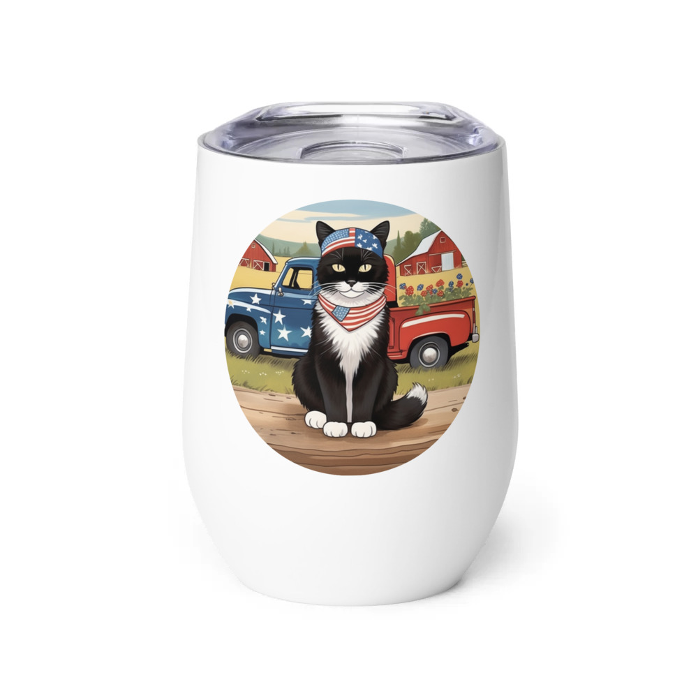 PugMug Custom Peerie Wine Tumbler