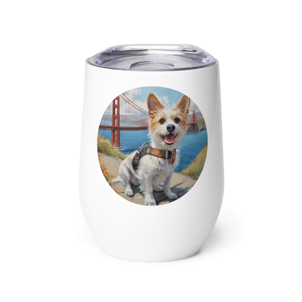 PugMug Custom Luna Wine Tumbler