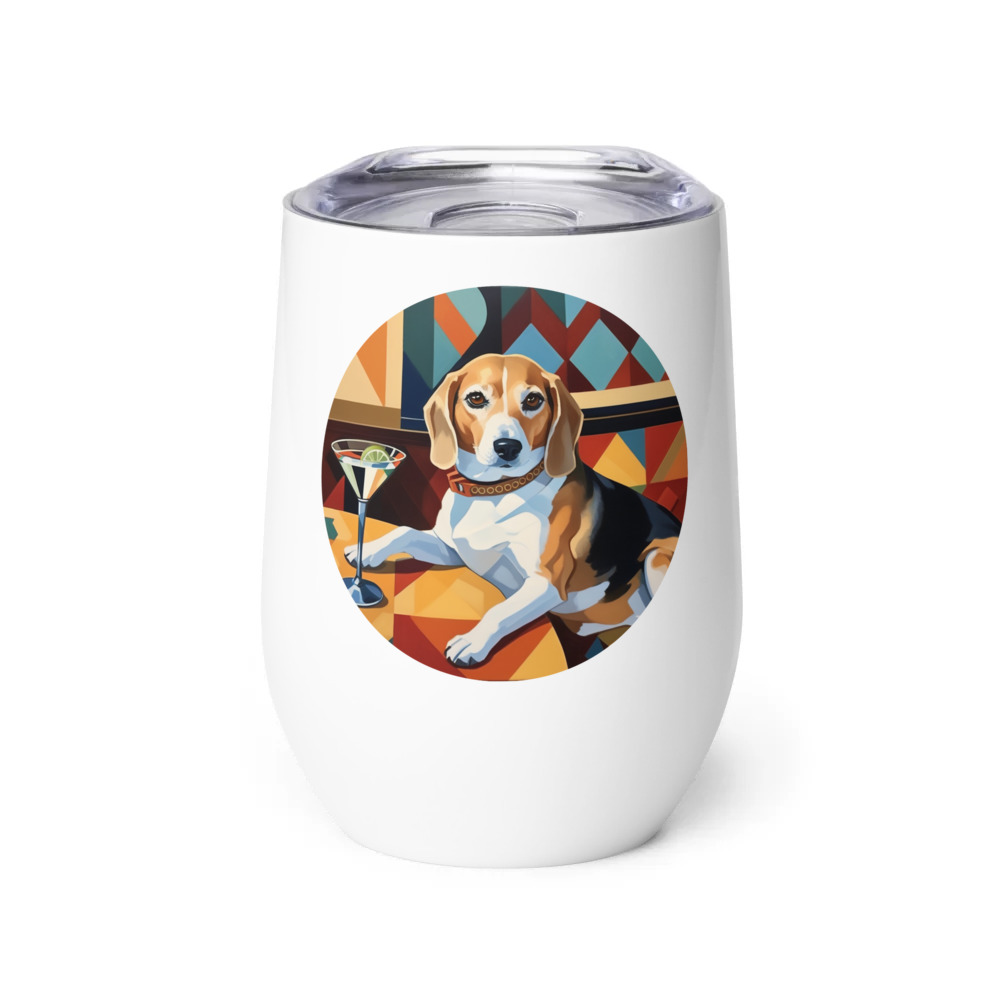 PugMug Custom Munchkin Wine Tumbler