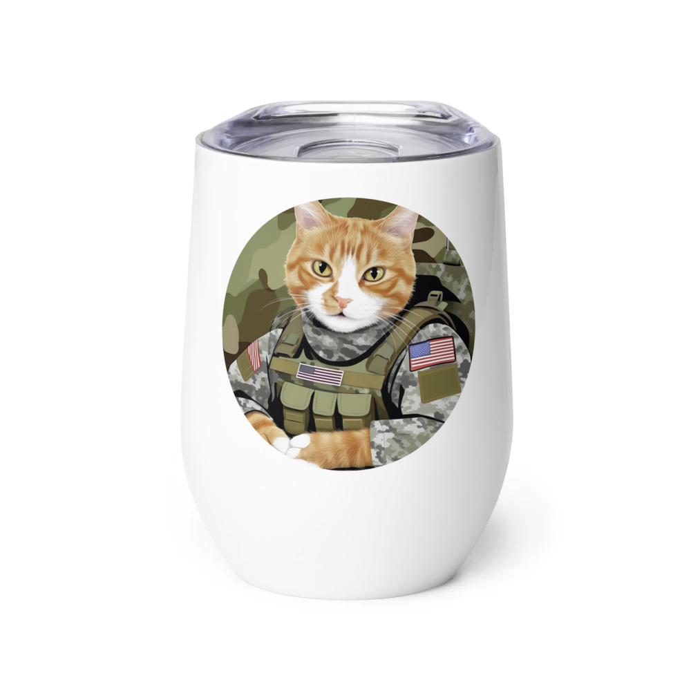 PugMug Custom Jack Jack Wine Tumbler