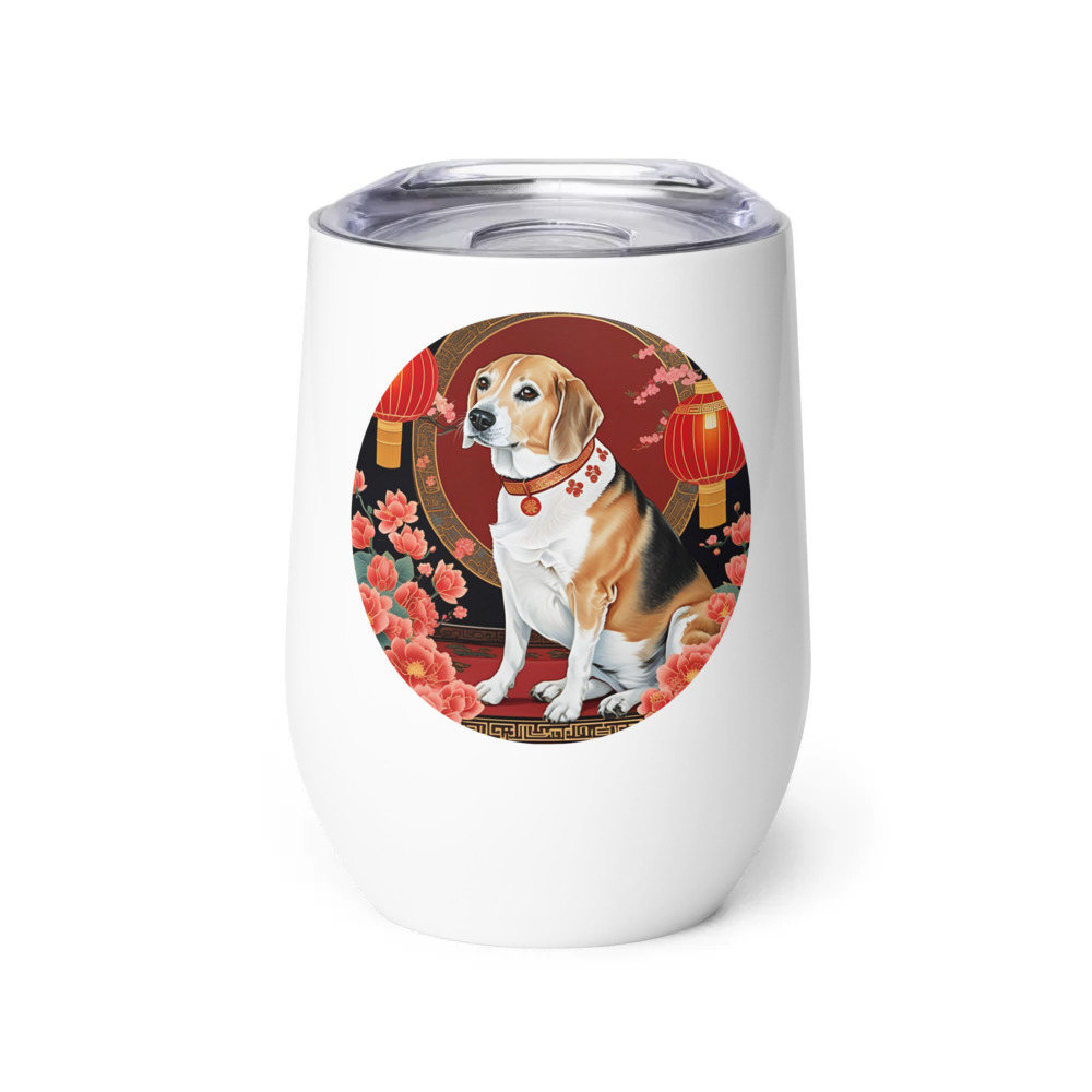 PugMug Custom Munchkin Wine Tumbler